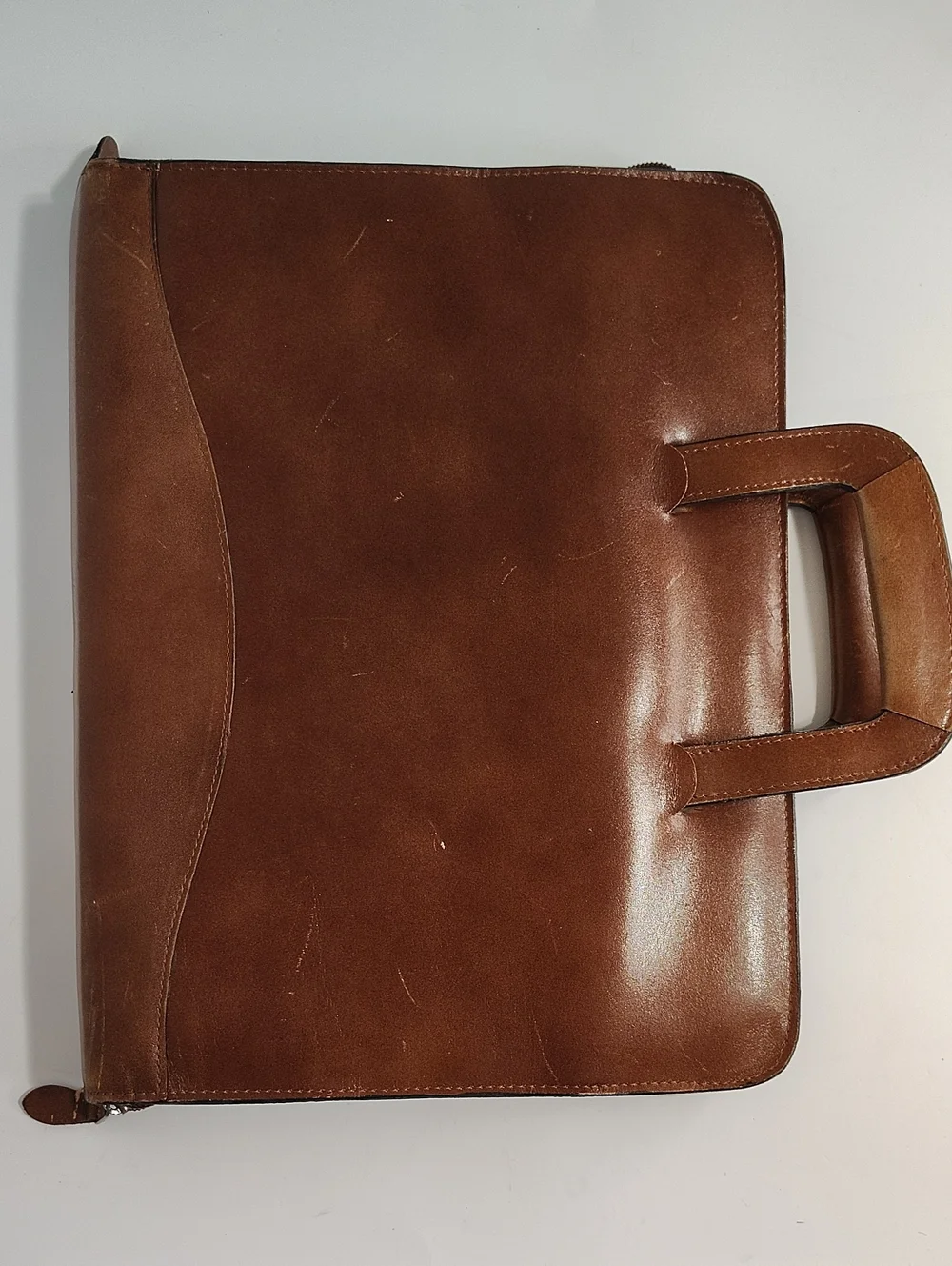 Vintage Classic Brown Leather Briefcase